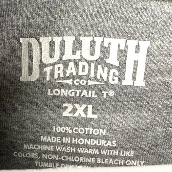 Duluth Trading Company Duluth Trading Co. Longtail T Shirt Mens 2XL Grey 3-Quarter Sleeve Tee NEW A11 Size US XXL / EU 58 / 5 - 4 Thumbnail