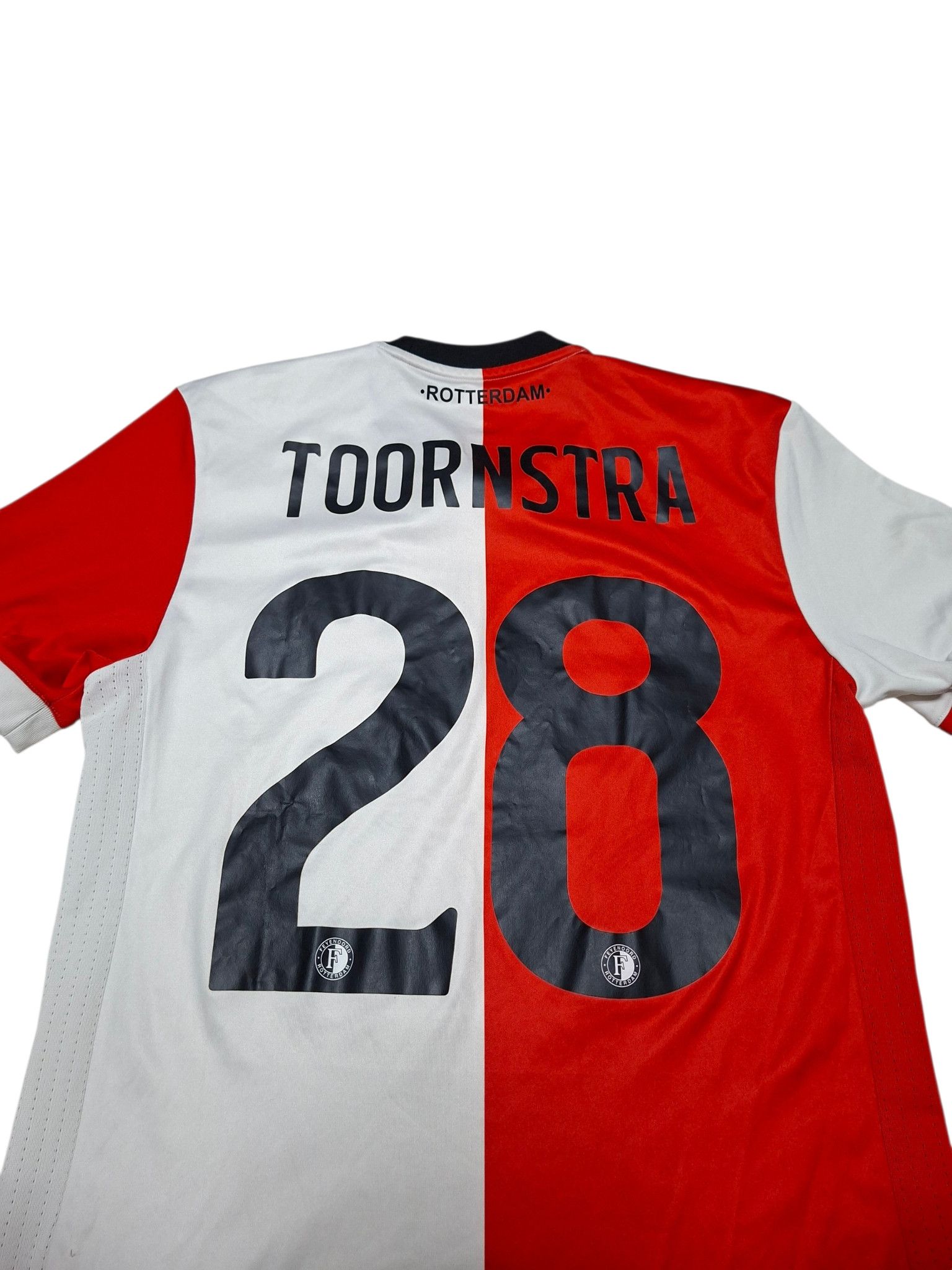 Adidas TOORNSTRA FEYENOORD ADIDAS VINTAGE 2017/2018 SOCCER JERSEY Size US S / EU 44-46 / 1 - 4 Thumbnail