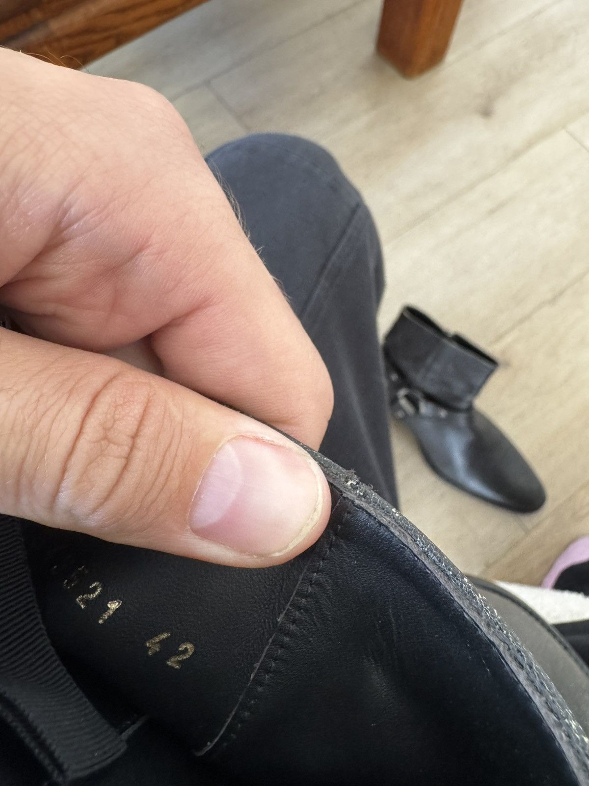 Saint Laurent Paris Black Harness Wyatts Size US 12 / EU 45 - 6 Thumbnail