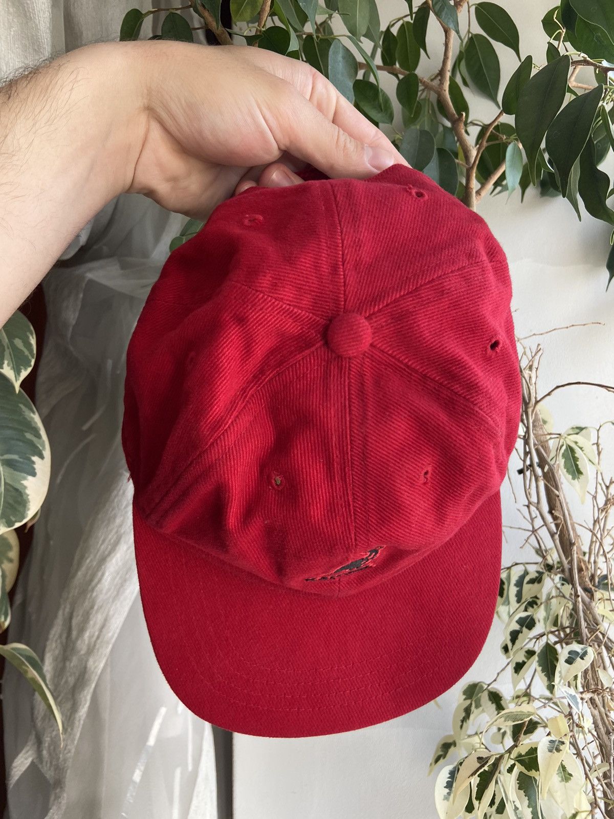Kangol × Vintage Kangol Vintage Red Cap Kangaroo Logo Y2K Size ONE SIZE - 4 Thumbnail