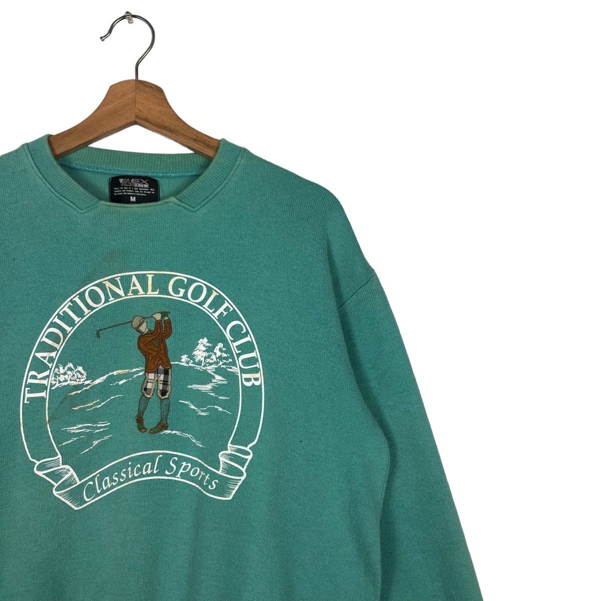 Hysteric Glamour 🔥90’s Vintage Traditional Golf Club Big Logo Sweatshirt Size US M / EU 48-50 / 2 - 6 Thumbnail