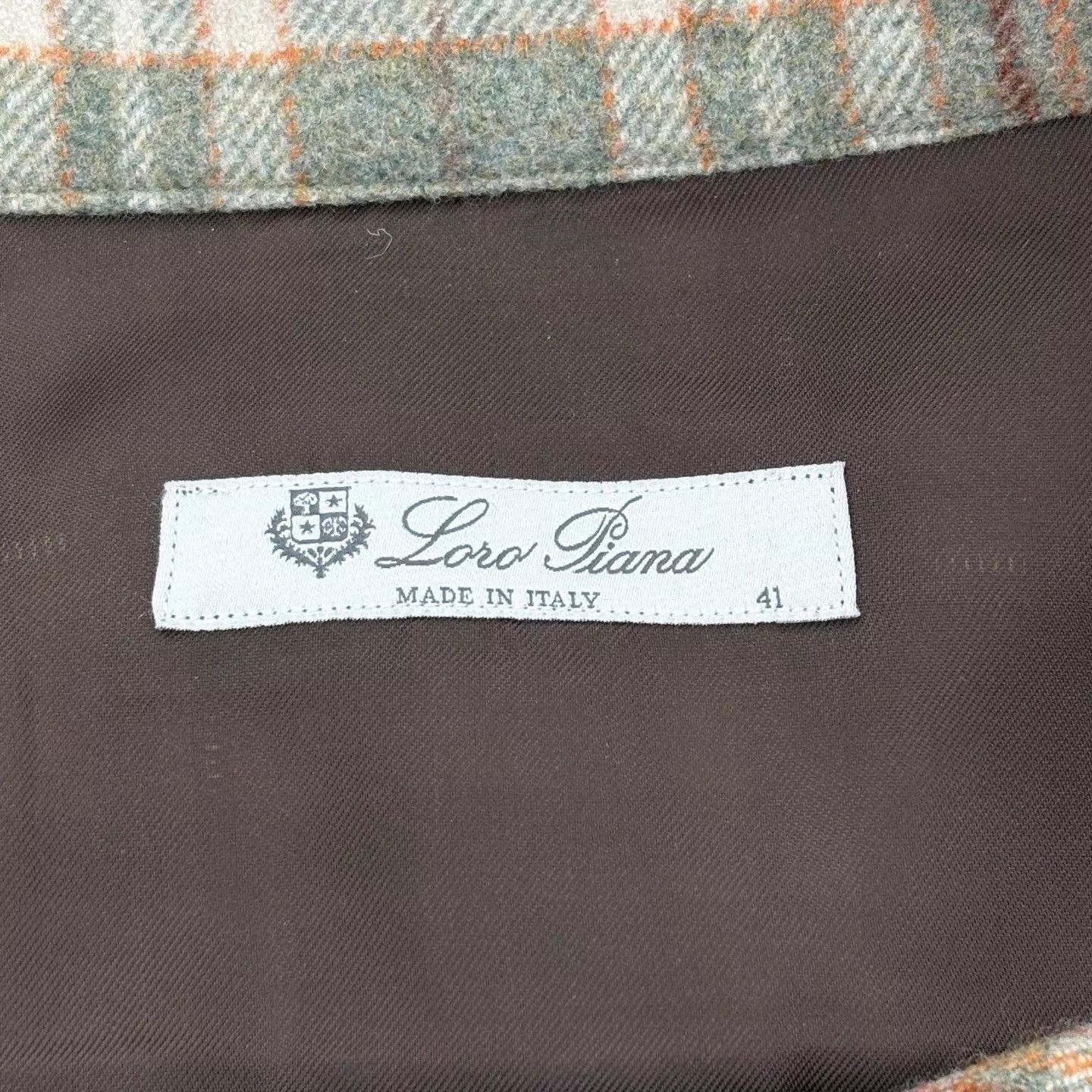 Loro Piana Loro Piana FW25 Loro Highlands Check Cashmere Shirt 41 Size US L / EU 52-54 / 3 - 3 Thumbnail