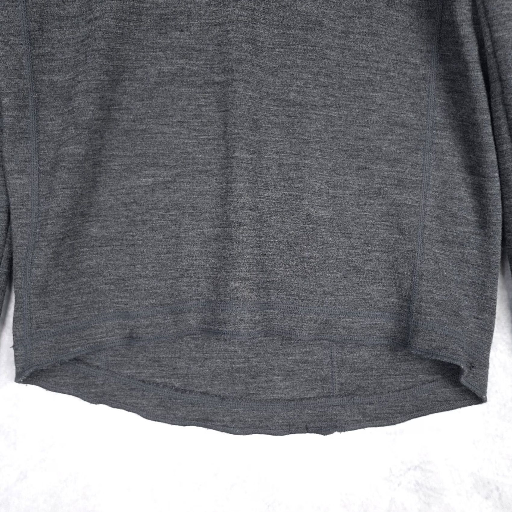 Mission Workshop Mission Workshop Shirt Mens Small Gray Wool Hooded T-Shirt Hooded Shirt Gorpcore Fall Winter Outdoor Sports Size US S / EU 44-46 / 1 - 7 Thumbnail