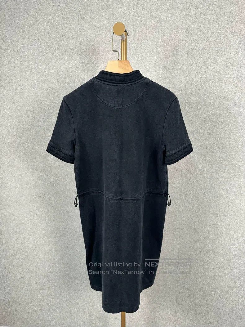 Hermes Hermes Vintage-style dark grey washed dress Size XS / US 0-2 / IT 36-38 - 2 Thumbnail