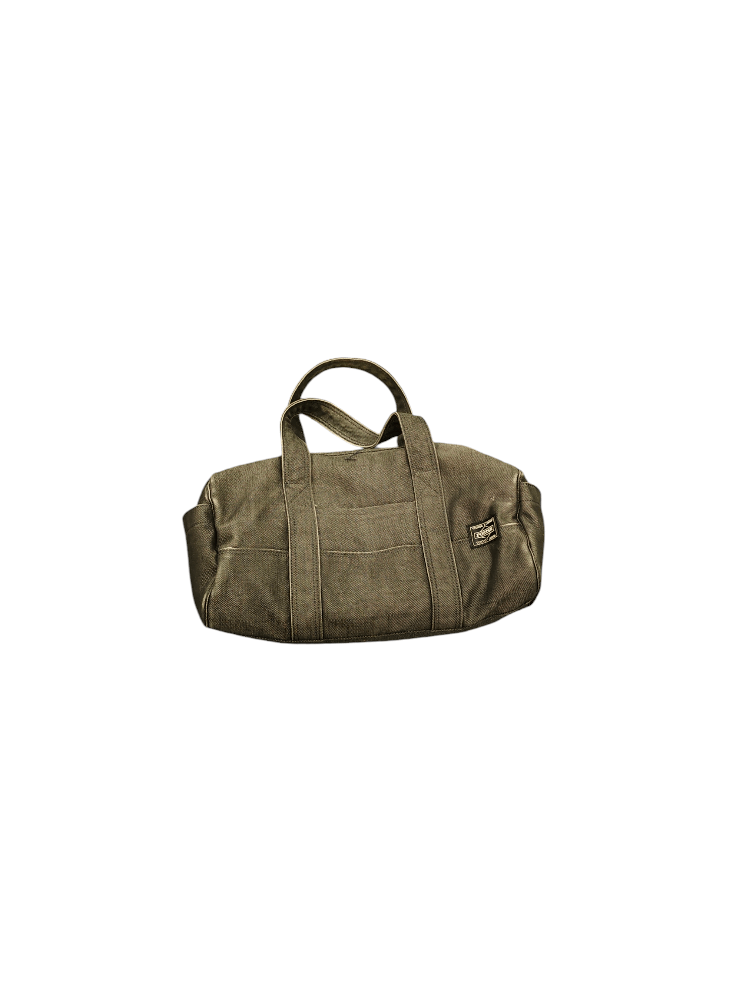 Porter Vintage Porter Japan Black Faded Canvas Small Boston Bag Size ONE SIZE - 4 Thumbnail