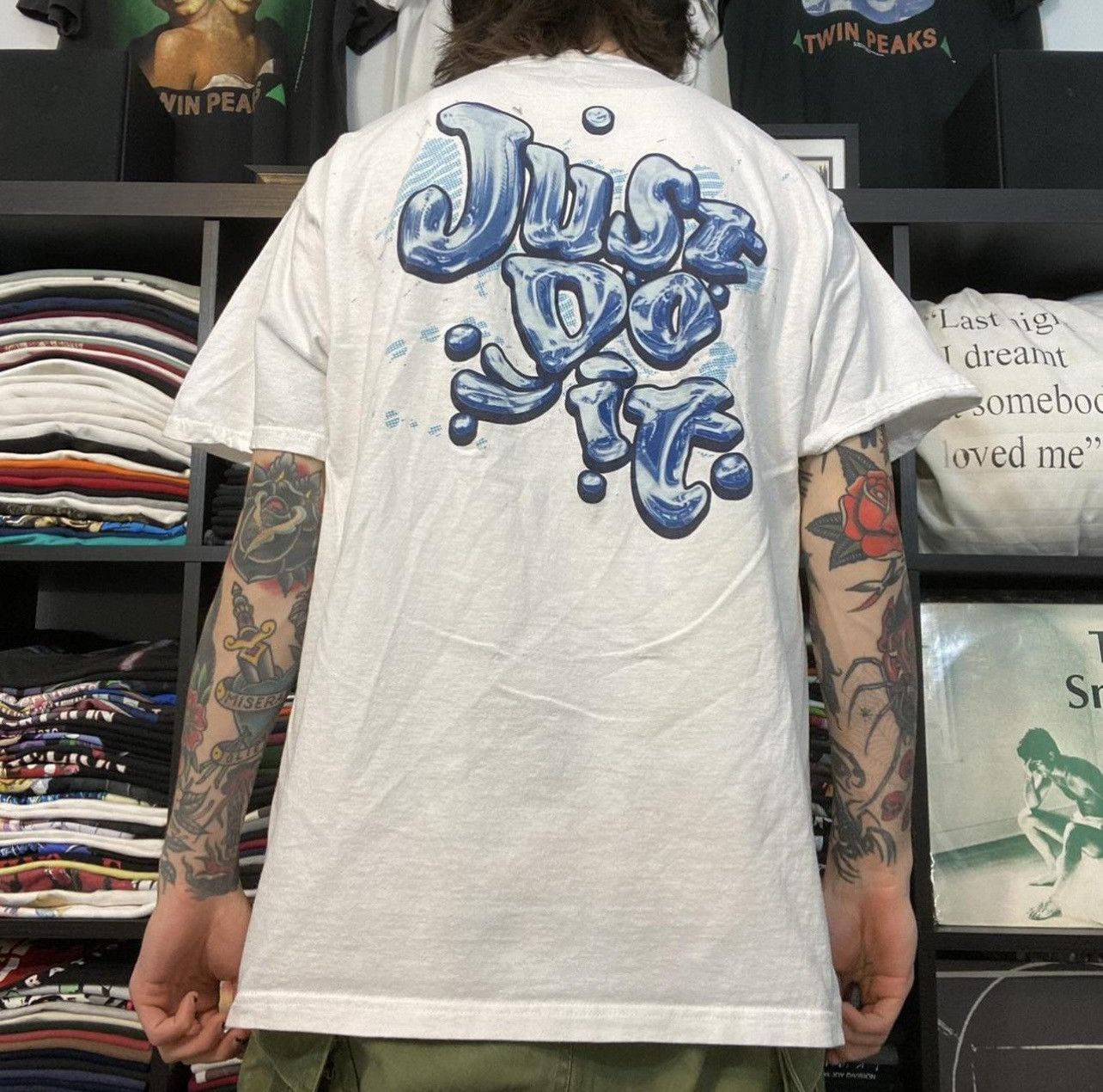 Nike Vintage Y2K Nike Swim T-Shirt Size US XL / EU 56 / 4 - 2 Thumbnail