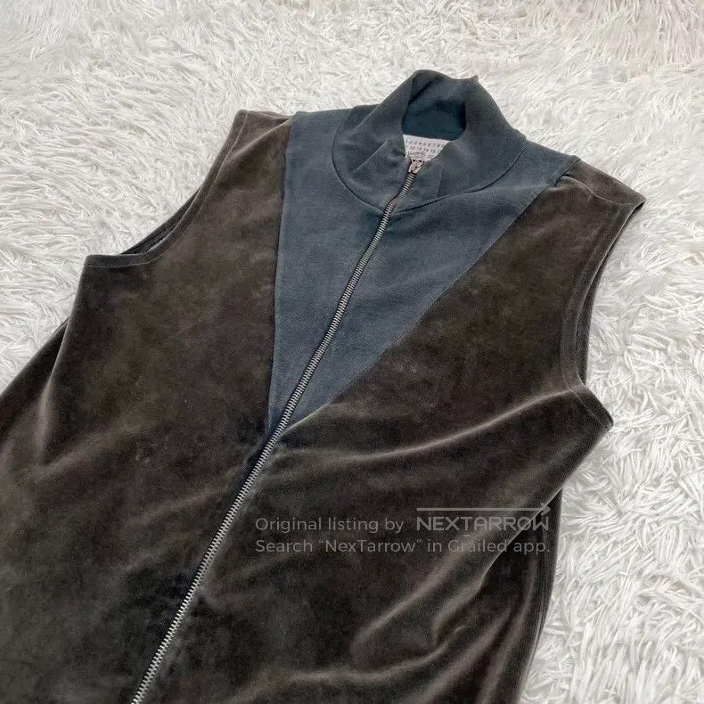 Maison Margiela Maison Margiela Size os Velvet colour block zipper stand-up Size US M / EU 48-50 / 2 - 3 Thumbnail