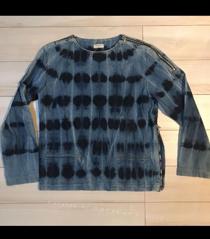 Dries Van Noten Dries Van Noten 14AW Denim Tie-Dye Jacket Size US S / EU 44-46 / 1 - 1 Thumbnail