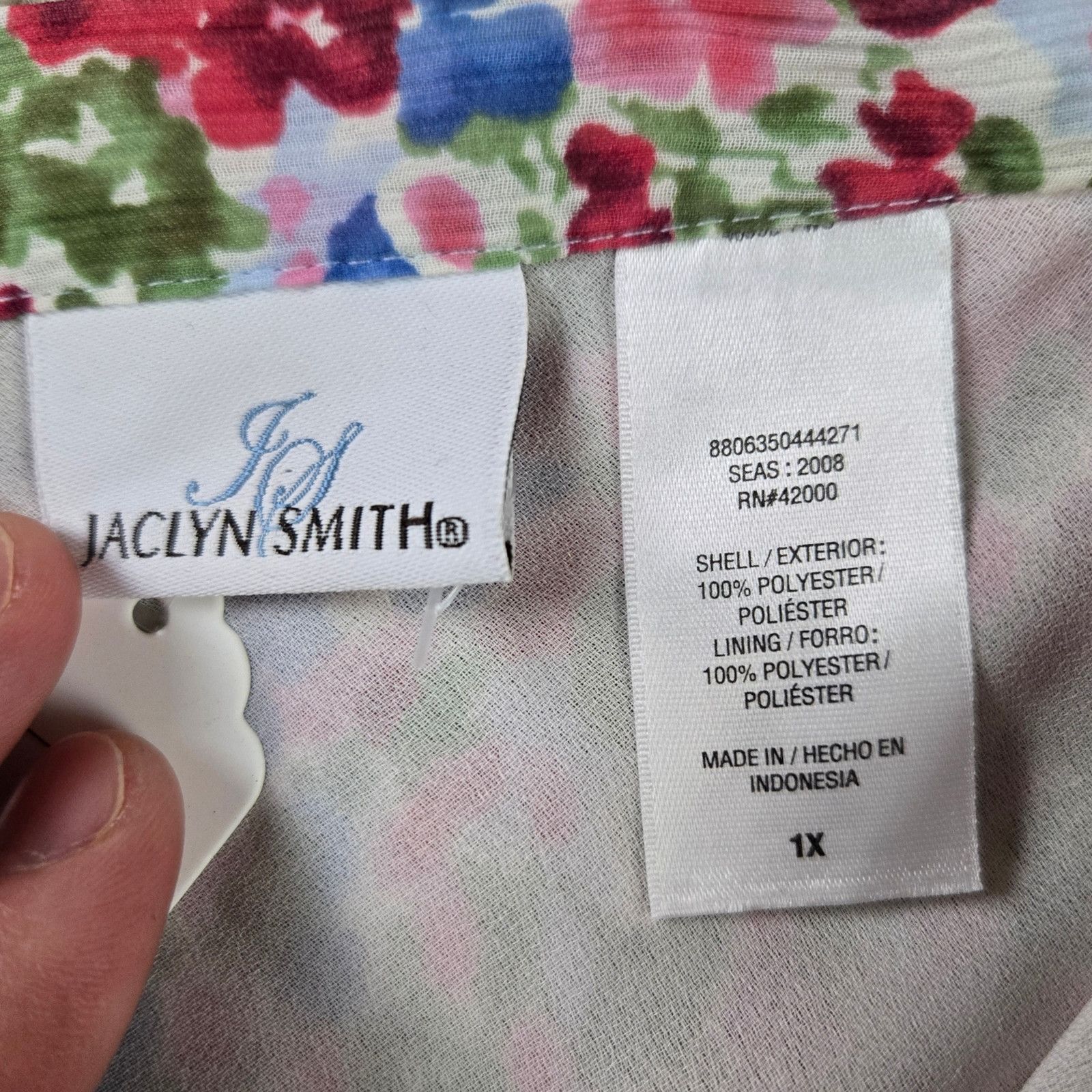 Other Y2K Pink White Floral Chiffon Midi Skirt Size 1X Size 38" / US 16 / IT 52 - 9 Thumbnail