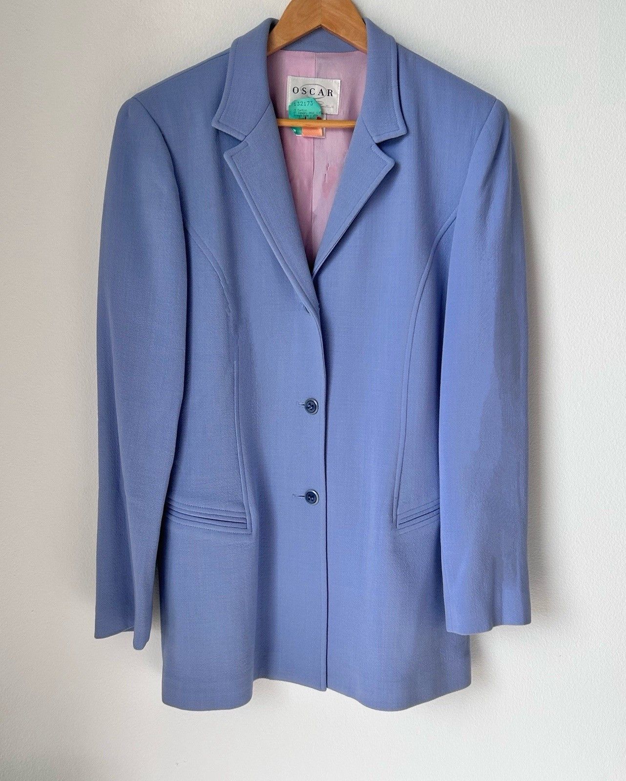Oscar De La Renta OSCAR DE LA RENTA Womens designer Blazer y2k timeless Size M / US 6-8 / IT 42-44 - 2 Thumbnail