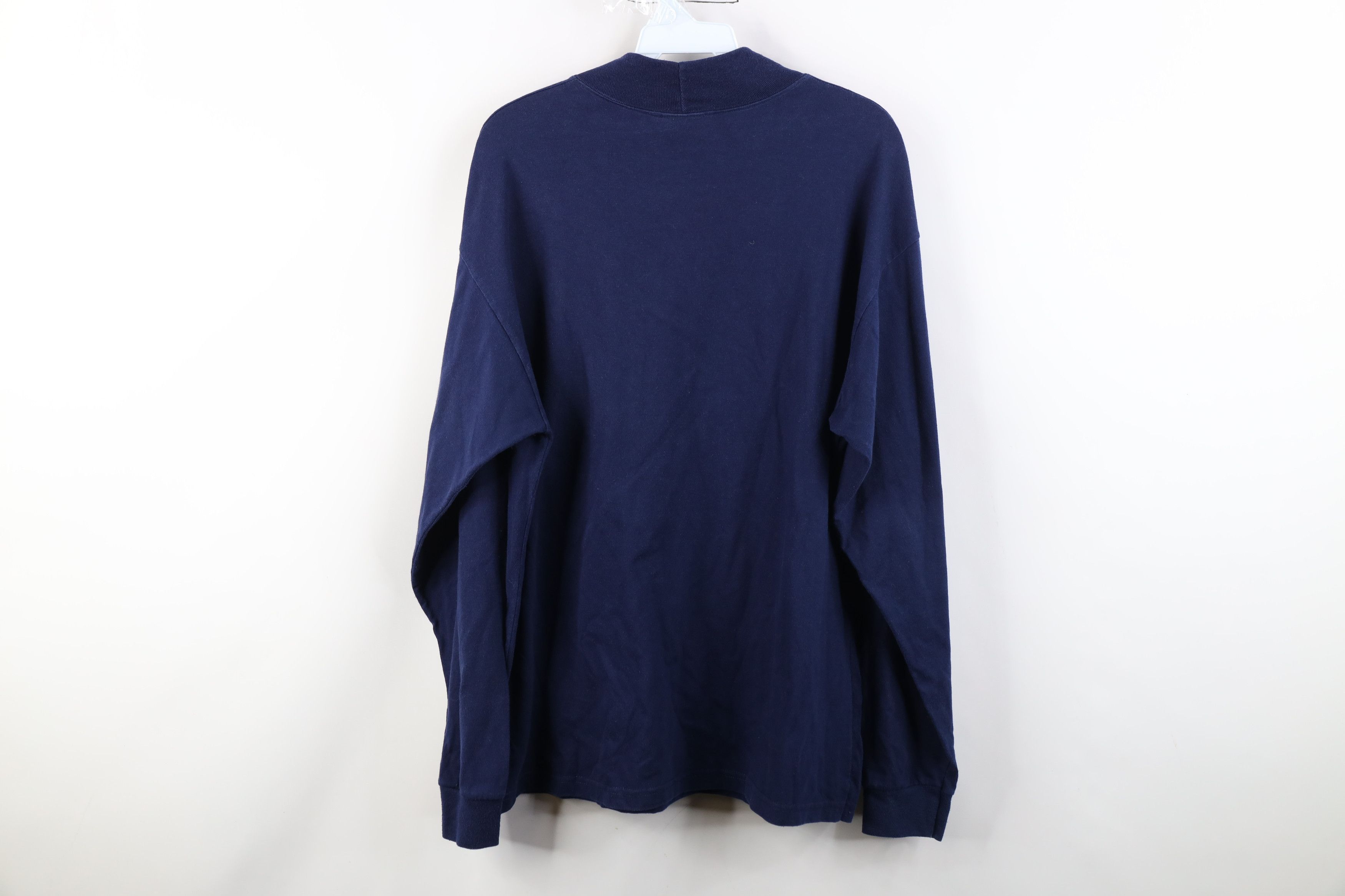 Vintage Vintage 90s Streetwear Mock Neck Long Sleeve T-Shirt USA Size US XL / EU 56 / 4 - 12 Thumbnail
