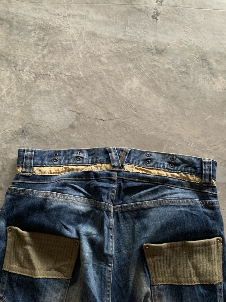 PPFM twist curl PPFM jeans with patchowrk Size US 34 / EU 50 - 17 Thumbnail