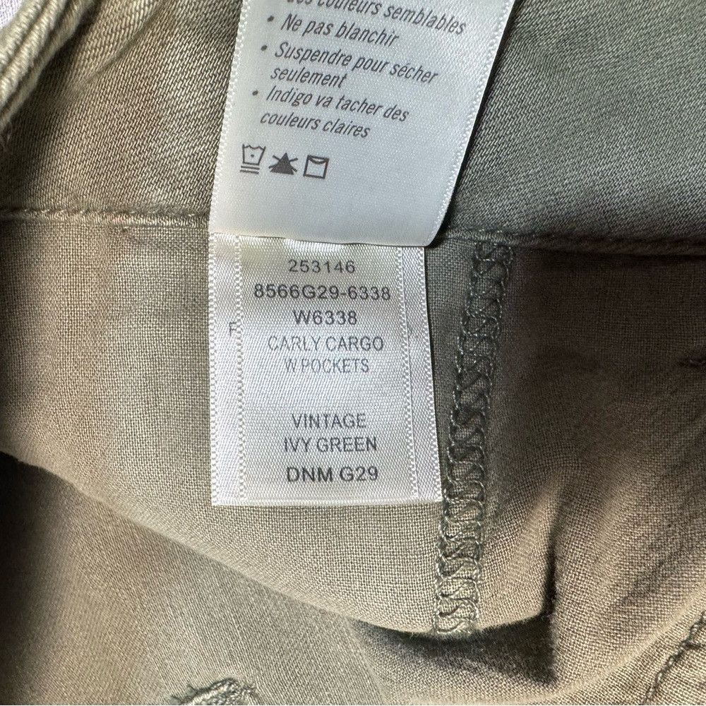 Paige NWT New Paige Carly Wide-Leg Ankle Cargo Green Pants Size 2 Size 27" / US 4 / IT 40 - 9 Thumbnail