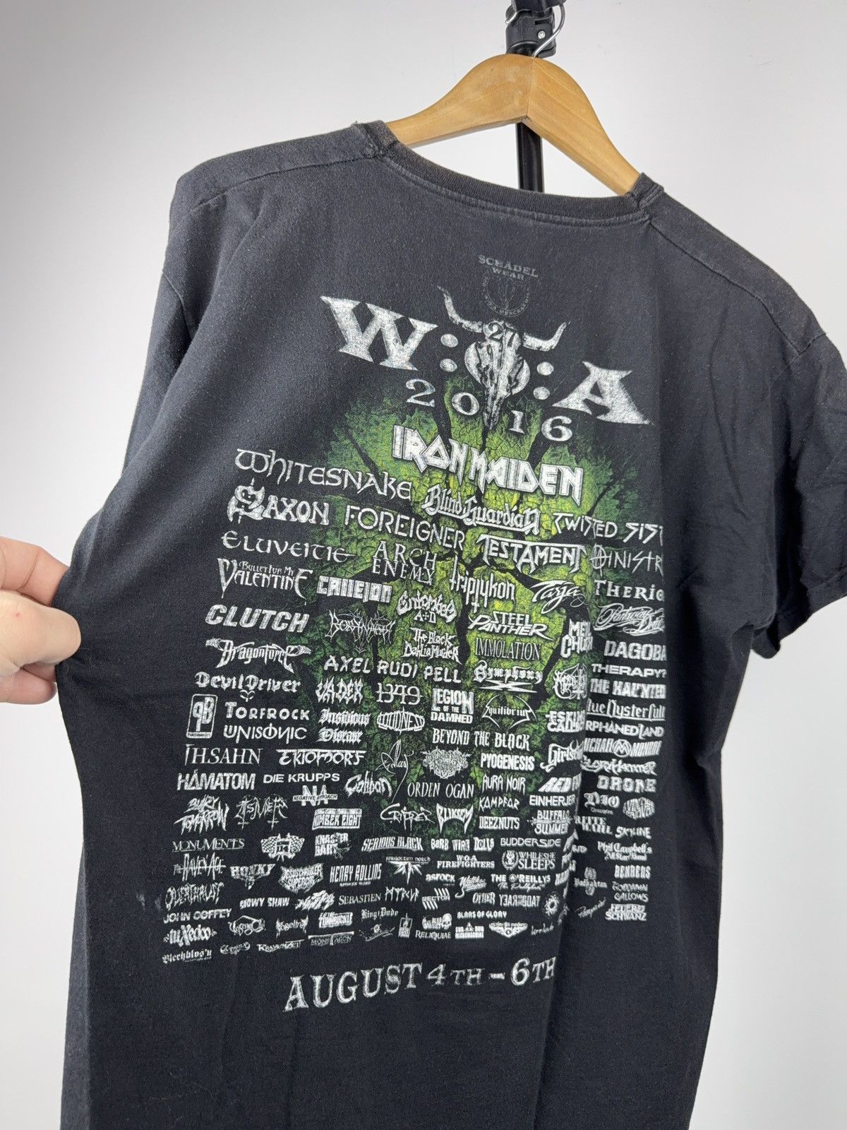 Vintage RARE Wacken 2016 Festival Band Tee Punk Metal Tour Shirt Size US L / EU 52-54 / 3 - 15 Thumbnail