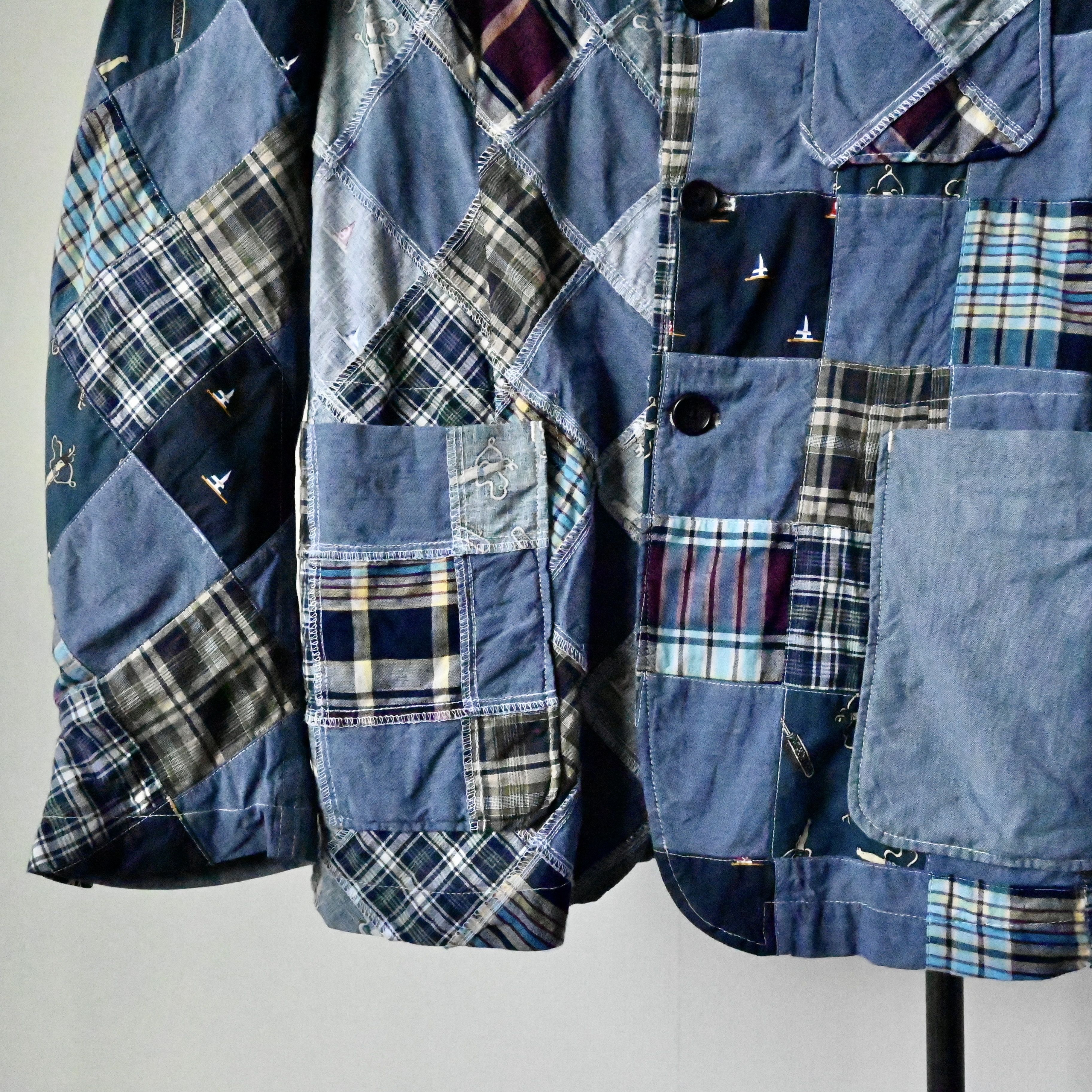 Beams Plus × Engineered Garments Engineered Garments x Beams Plus patchwork cotton blazer Size US M / EU 48-50 / 2 - 8 Thumbnail