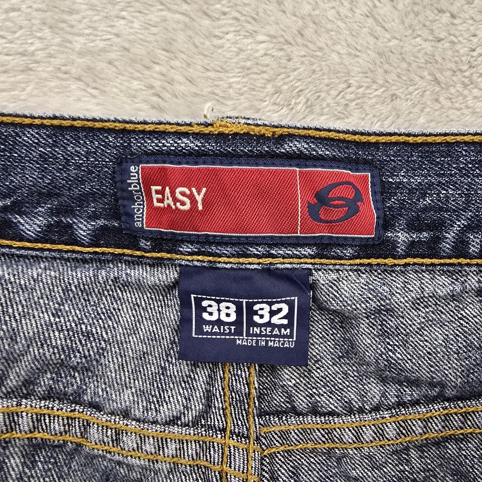 Anchor Blue Vintage Anchor Blue Jeans Mens 38x30 Blue Baggy Wide Leg Y2K Size US 38 / EU 54 - 4 Thumbnail