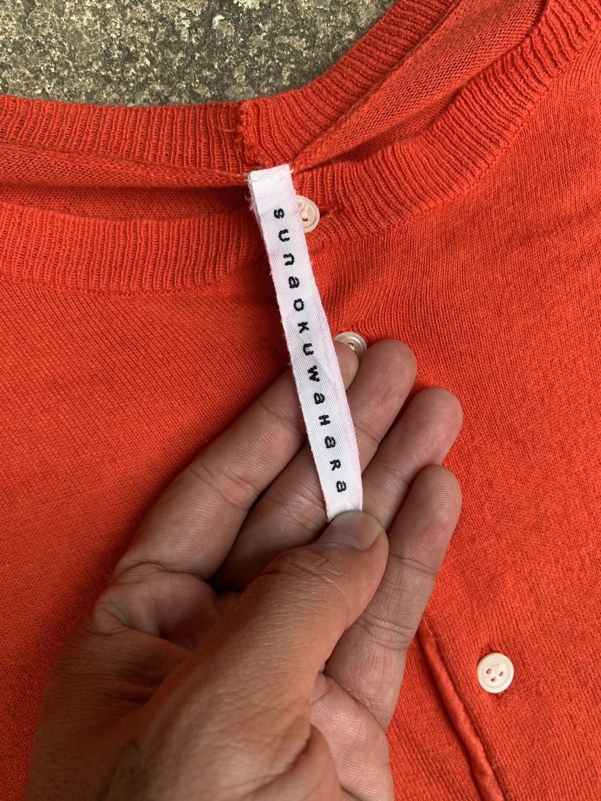 Designer × Japanese Brand × Sunao Kuwahara sunao kuwahara Japan Short Sleeves Knitted Button Top Size M / US 6-8 / IT 42-44 - 5 Thumbnail