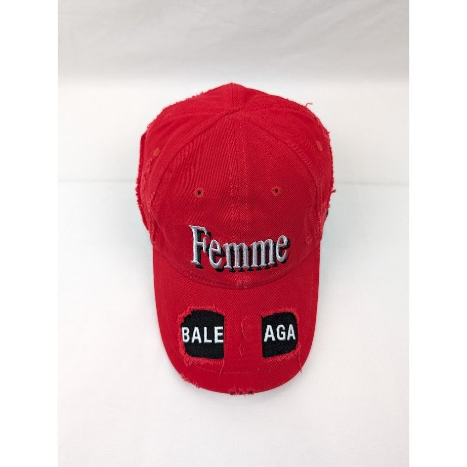 Balenciaga o1rshd1 Size: L / Upcycled Mesh Up Cotton Drill Hat / Cap Size ONE SIZE - 2 Thumbnail