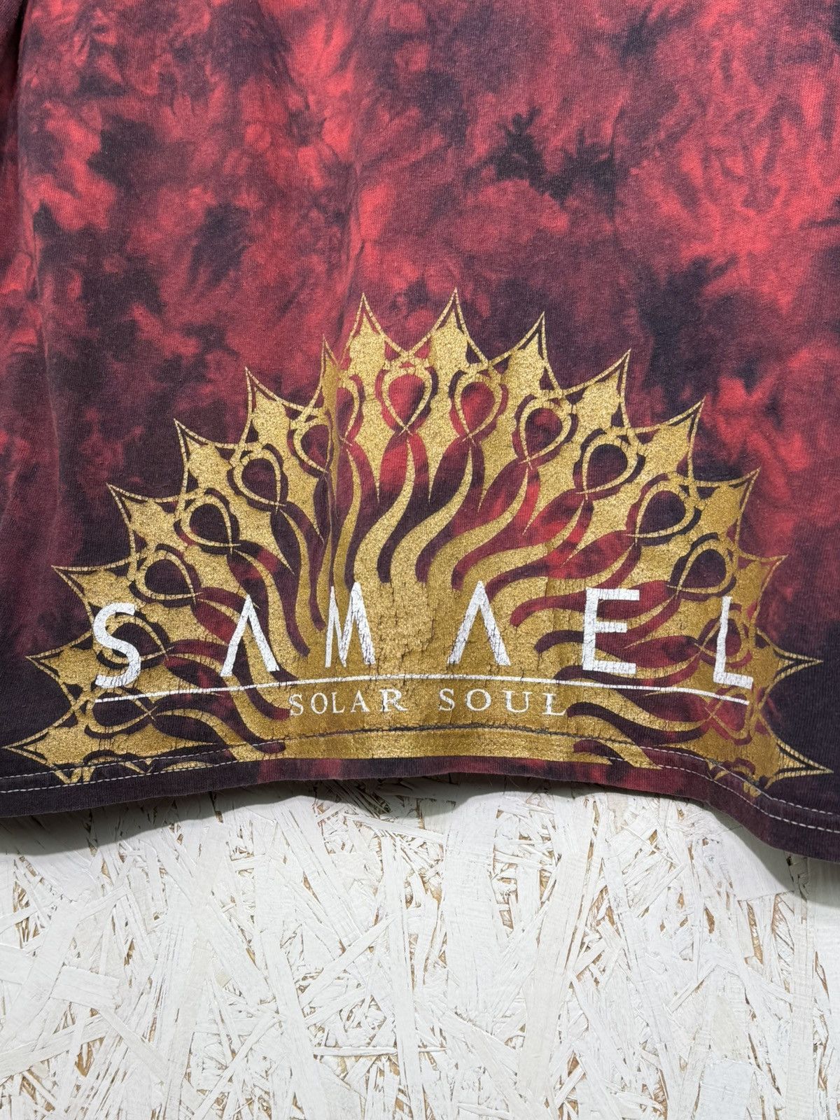 Band Tees Samael Solar Soul 2007 Tie Dye Extreme Metal Band T-Shirt XL Size US XL / EU 56 / 4 - 5 Thumbnail