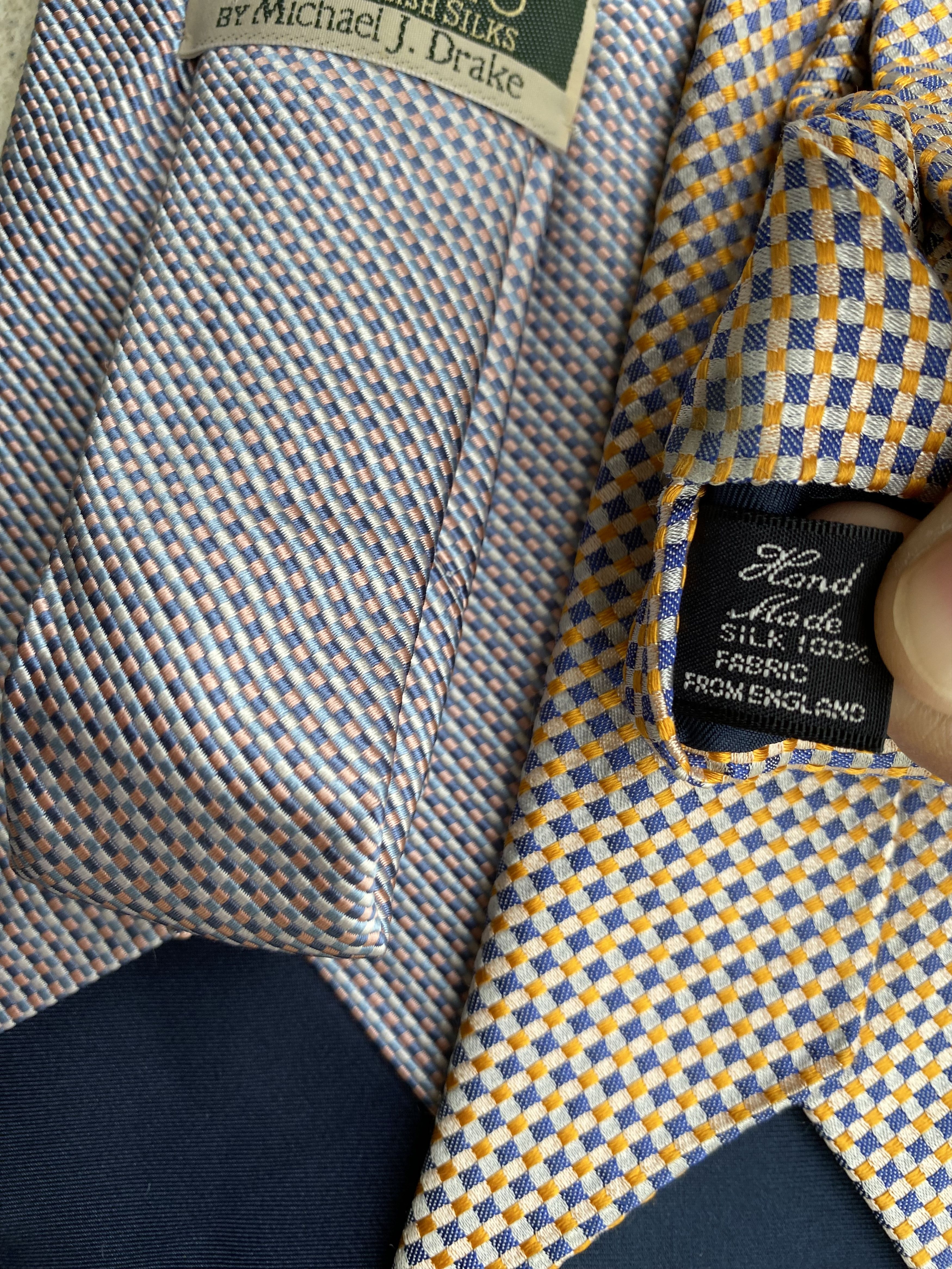 Drake's DRAKE'S of London Hand Made Silk Tie Size ONE SIZE - 5 Thumbnail