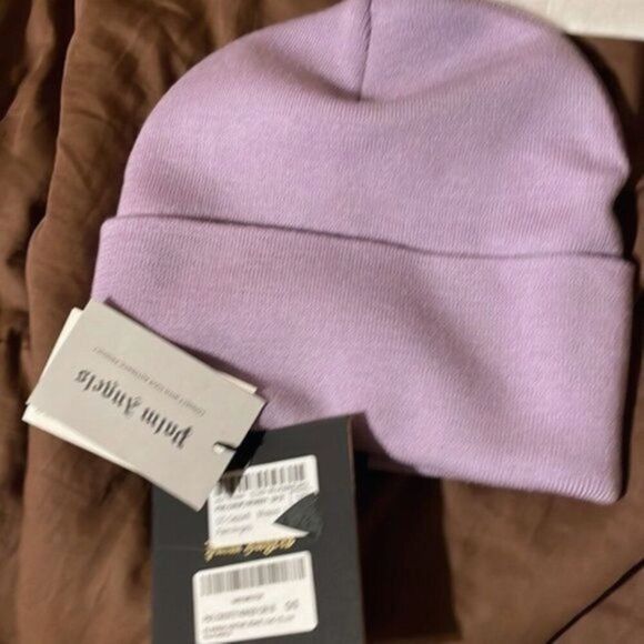 Missoni × Palm Angels Palm Angels x Missoni embroidered Wool Beanie Lilac Size ONE SIZE - 9 Thumbnail