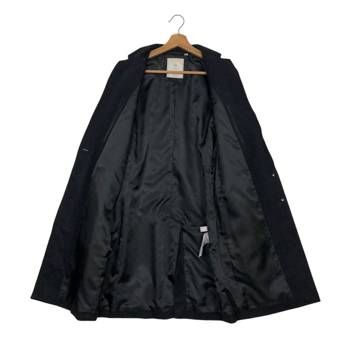 Undercover 🔥RICH BLACK LONG JACKET UNIQLO X UNDERCOVER DOUBLE BREAST Size US M / EU 48-50 / 2 - 15 Thumbnail