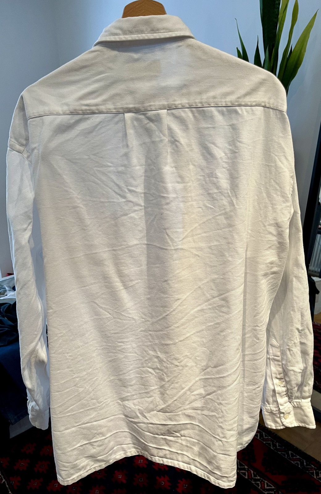 Yves Saint Laurent Yves Saint Laurent White Cotton Buttonup Shirt Size US XXL / EU 58 / 5 - 3 Thumbnail