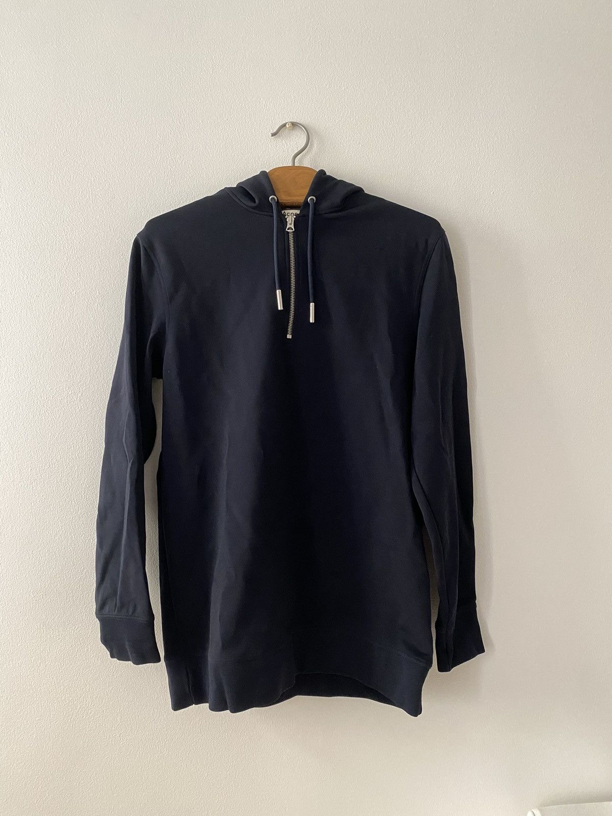 image of Acne Studios Hoodie in Navy, Men's (Size Small)