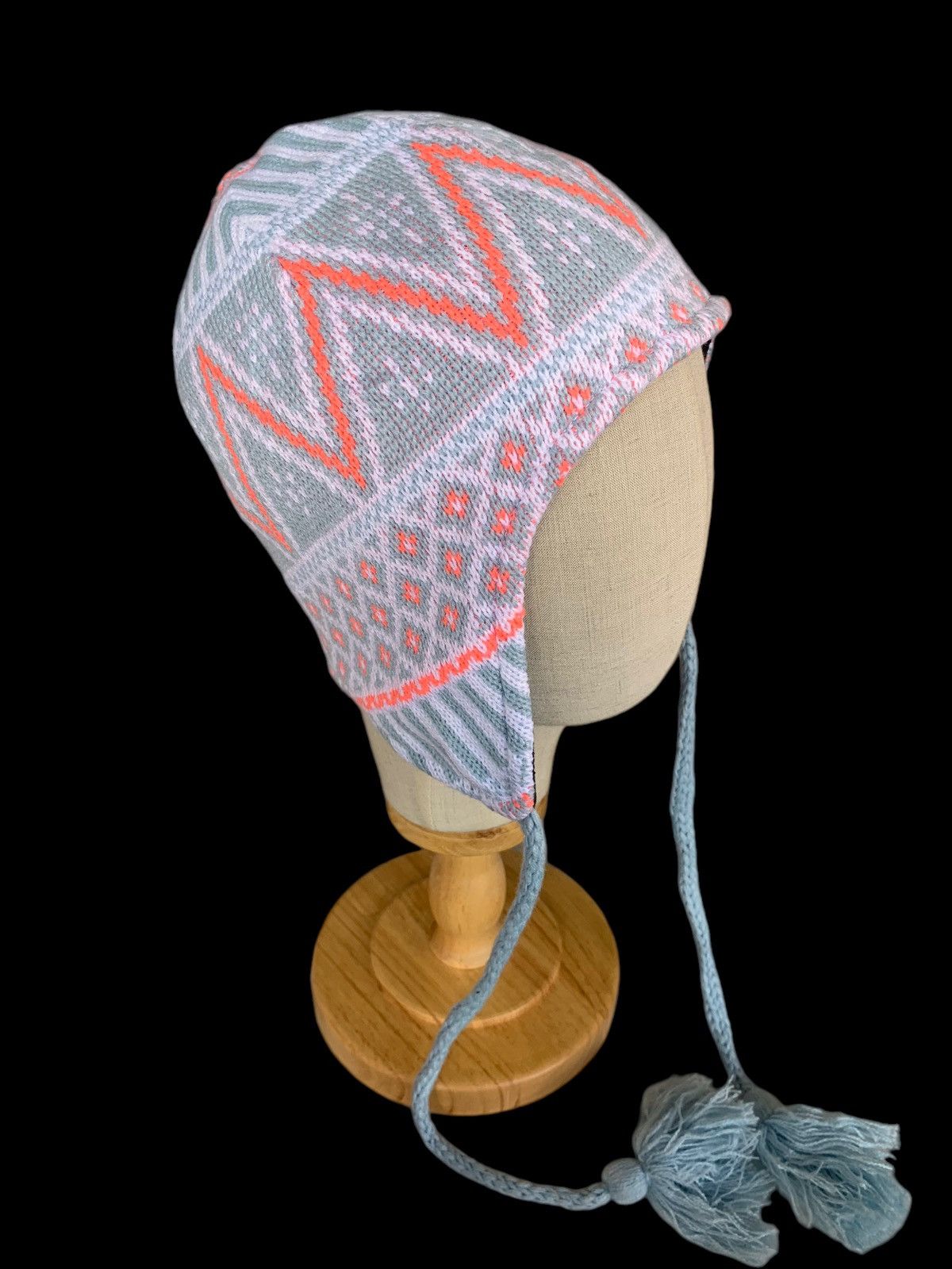 Columbia × Japanese Brand Columbia Outdoor Multicolour Rare Earflap Beanie Hats Size ONE SIZE - 5 Thumbnail