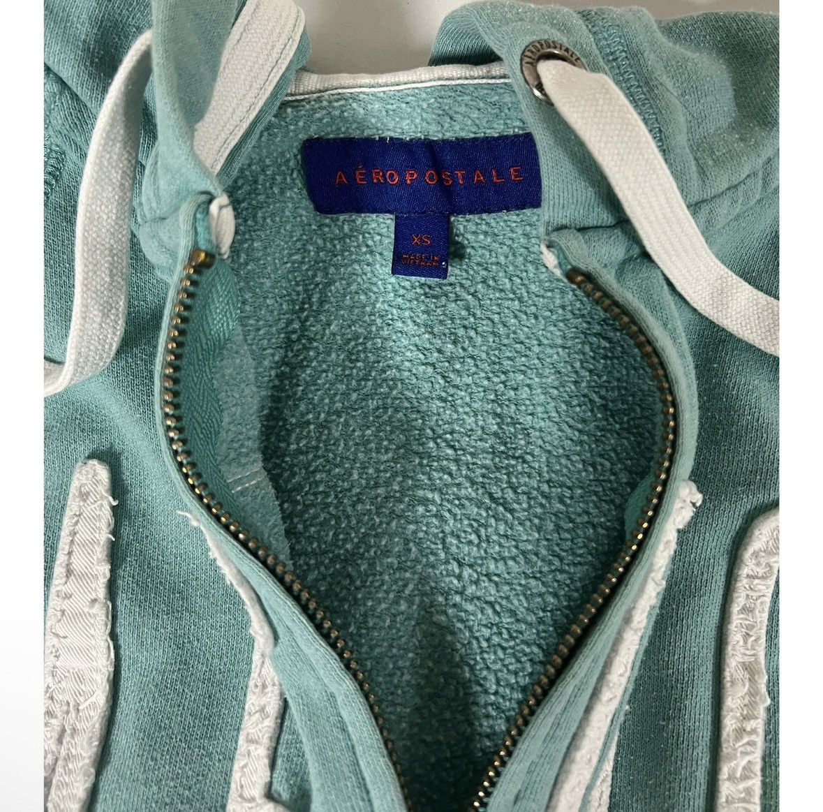 Aeropostale Aeropostale Teal ‘Aero’ Sweatshirt Hoodie Outerwear XS 🤍✨ Size XS / US 0-2 / IT 36-38 - 3 Thumbnail