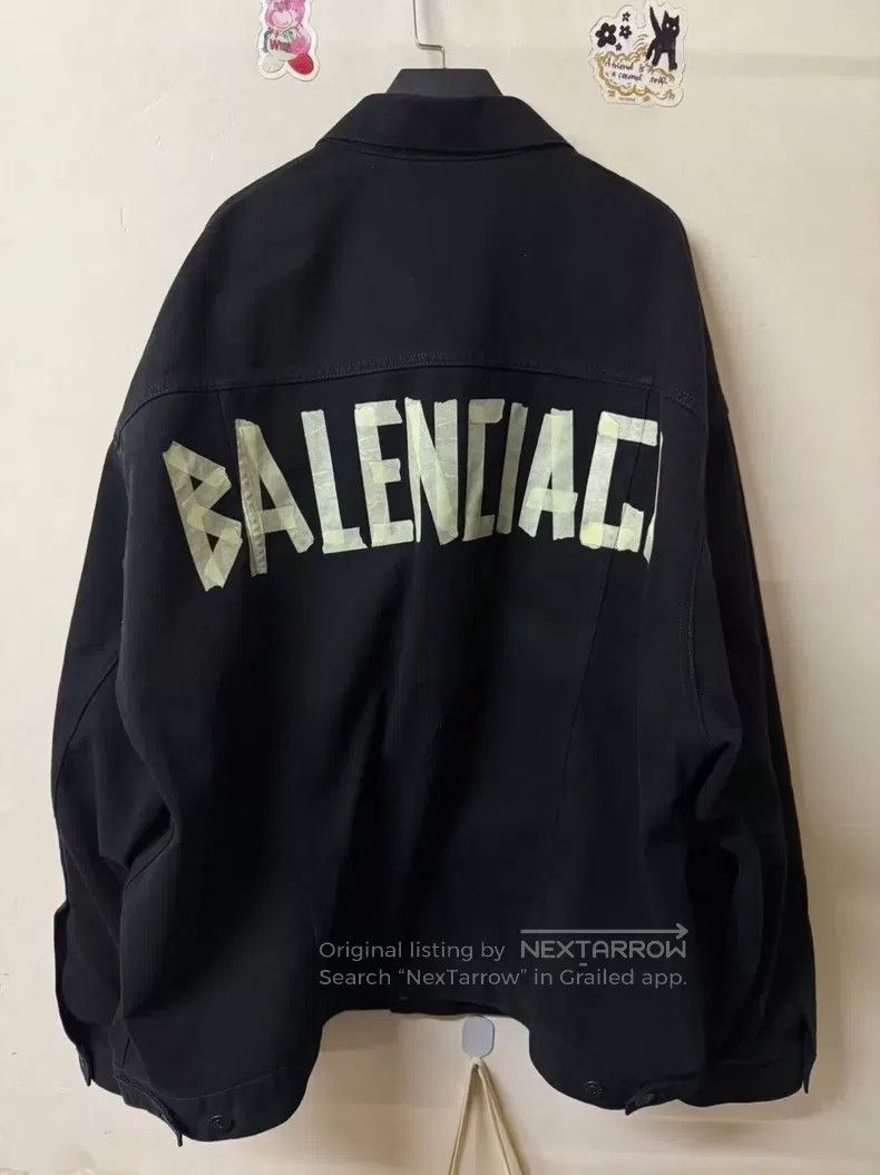Balenciaga Balenciaga Tape denim jacket Size US L / EU 52-54 / 3 - 1 Thumbnail