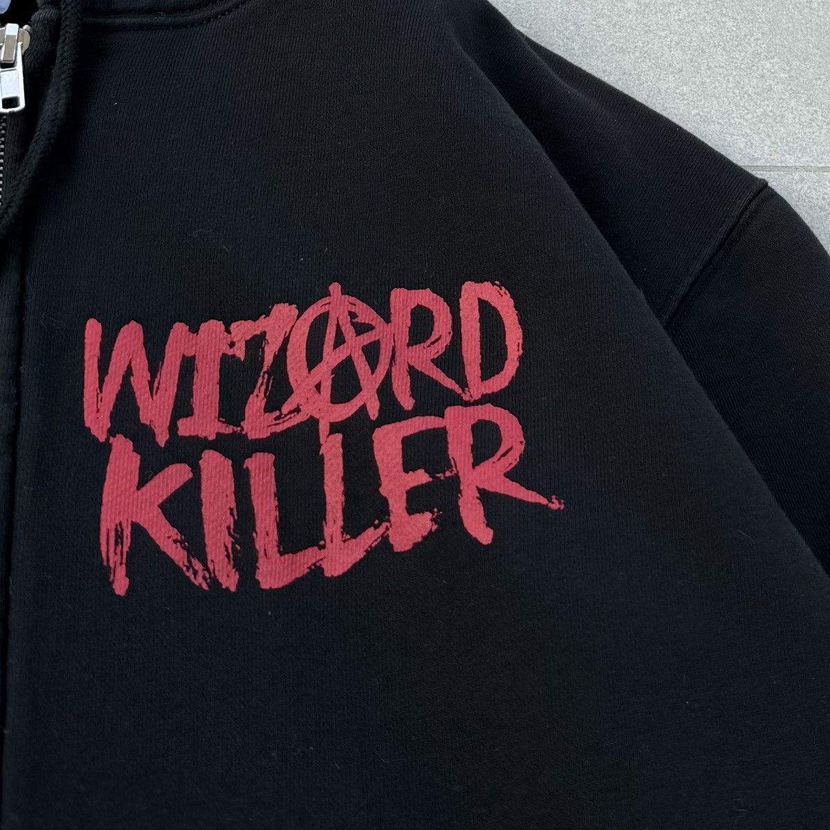 Vintage Vintage Wizard Killer Kaiman Zip Hoodie Drohedo Size US L / EU 52-54 / 3 - 5 Thumbnail