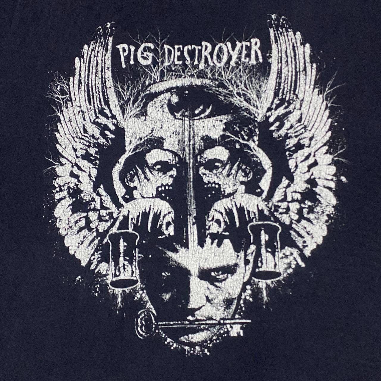 Band Tees Vintage Y2K Grindcore metal band pig destroyer Size US L / EU 52-54 / 3 - 2 Thumbnail