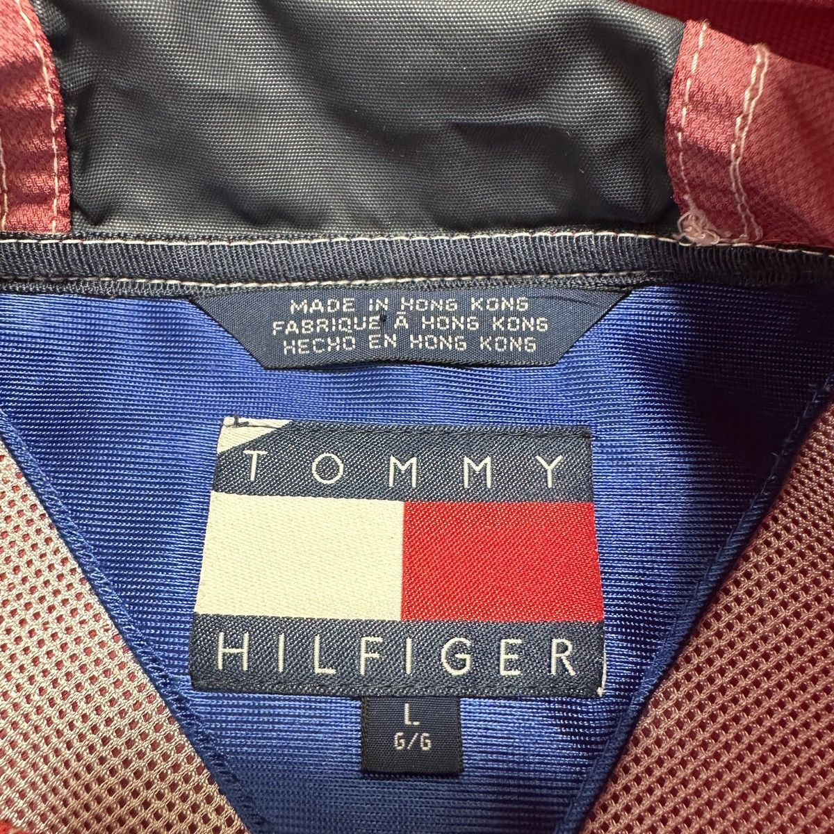 Tommy Hilfiger × Vintage Vintage Tommy Hilfiger windbreaker Size US L / EU 52-54 / 3 - 4 Thumbnail