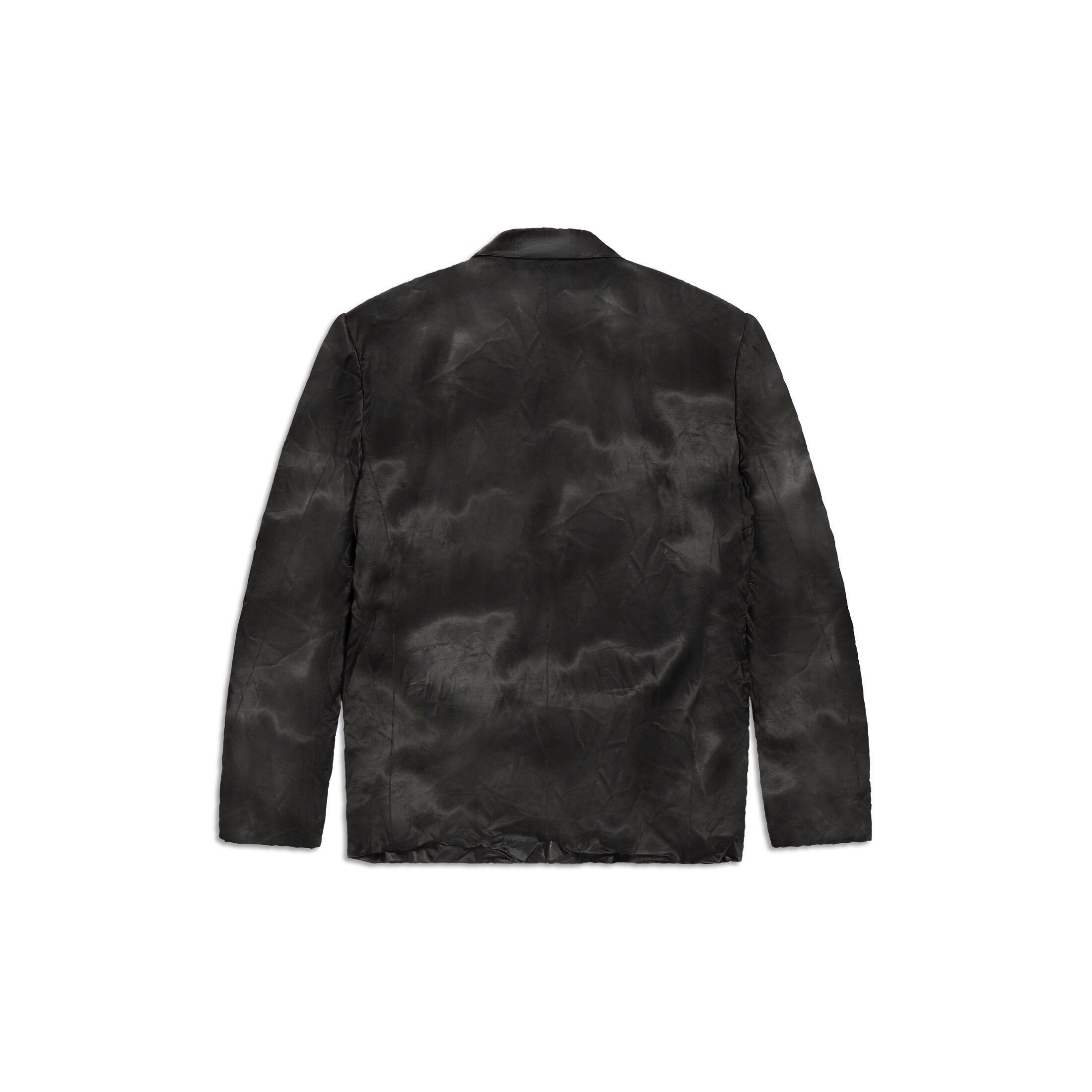 Balenciaga o1tr1nto0126 Washed Jacket in Black Size S / US 4 / IT 40 - 2 Thumbnail