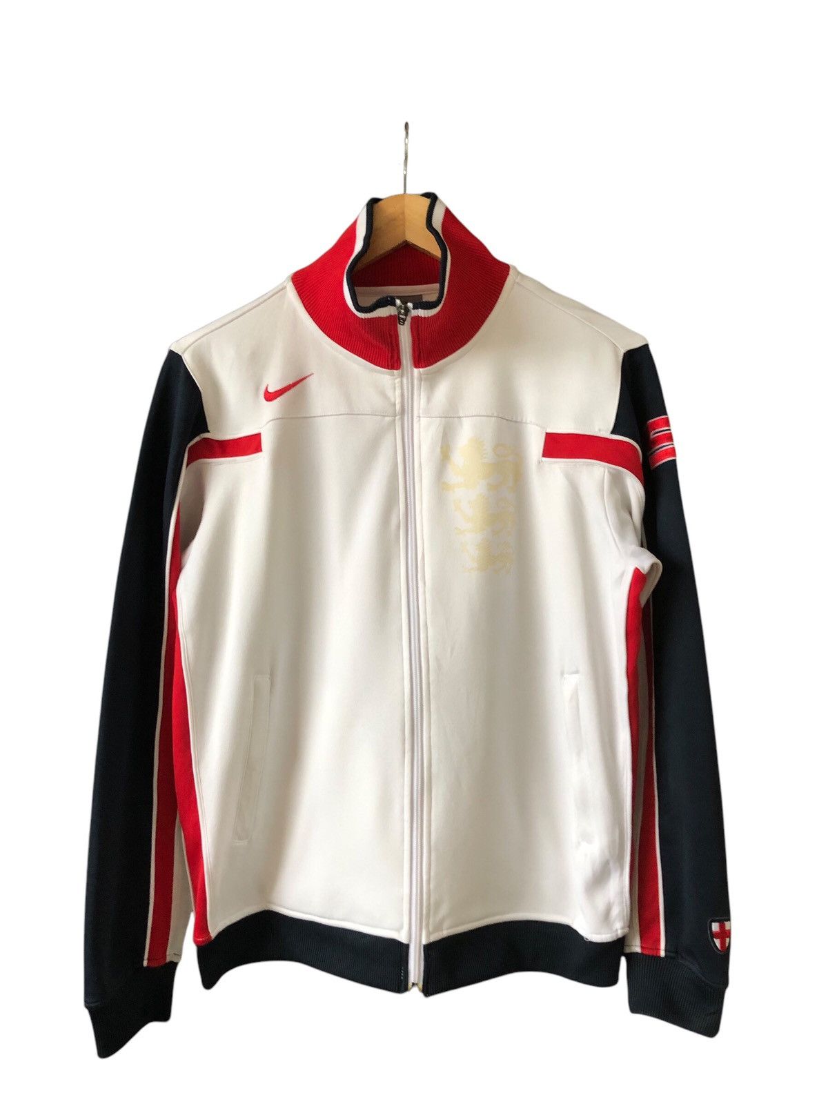 Nike Rare❗️2010 Nike England Tree Lion Tracktop Jacket Size US S / EU 44-46 / 1 - 1 Thumbnail
