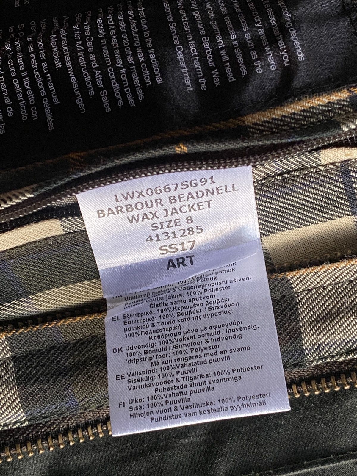 Barbour barbour waxed jacket Size US S / EU 44-46 / 1 - 9 Thumbnail