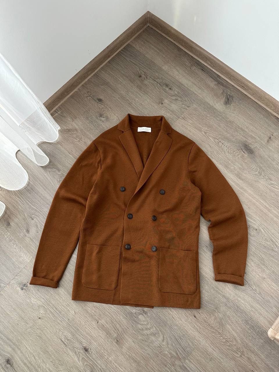 Japanese Brand × Vintage Vintage Filippo De Laurentiis Brown Cardigan Sweater Button Size US L / EU 52-54 / 3 - 13 Thumbnail