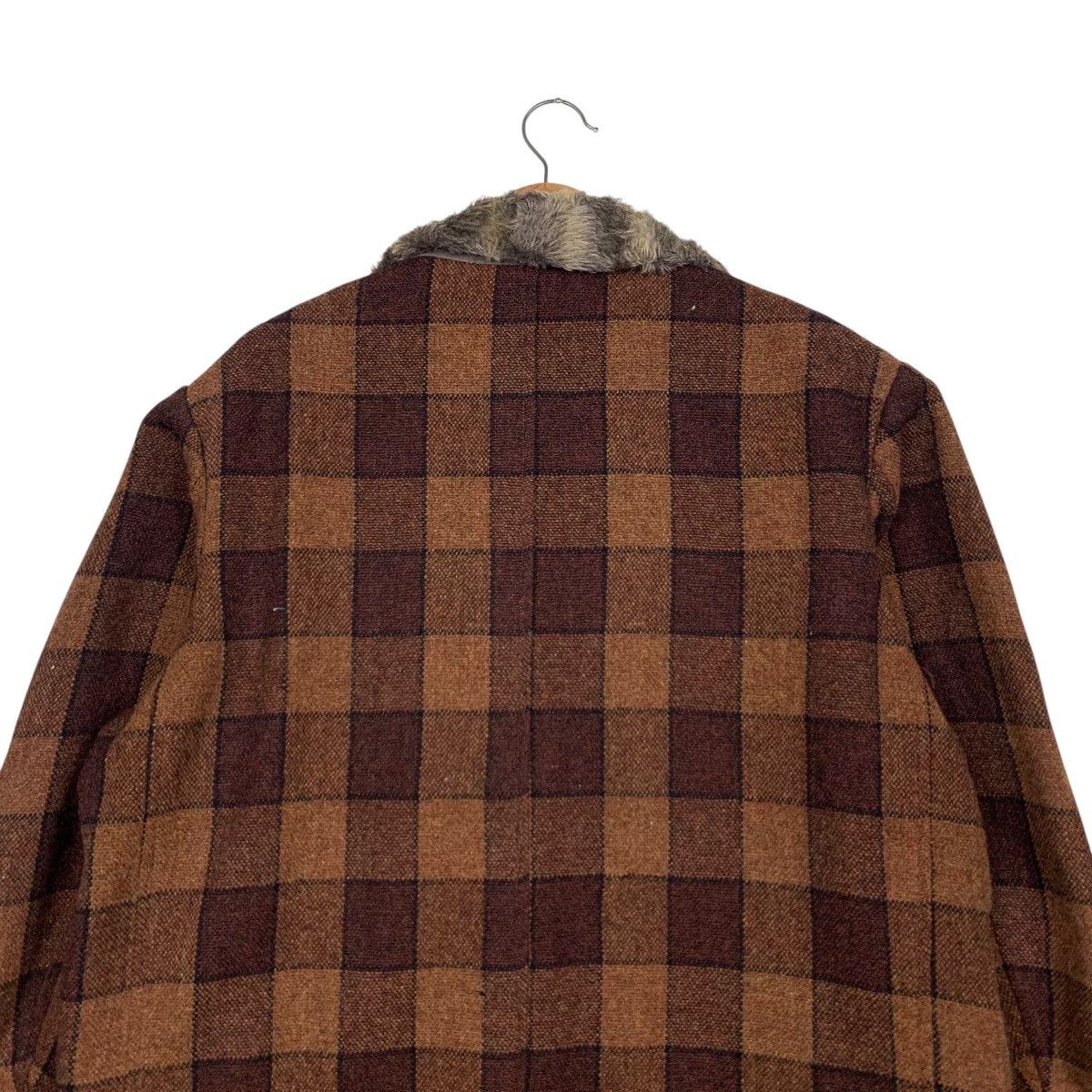 Vintage Vintage 80’s Classic Retro Checked Wool Jacket #2868-C129 Size US L / EU 52-54 / 3 - 17 Thumbnail