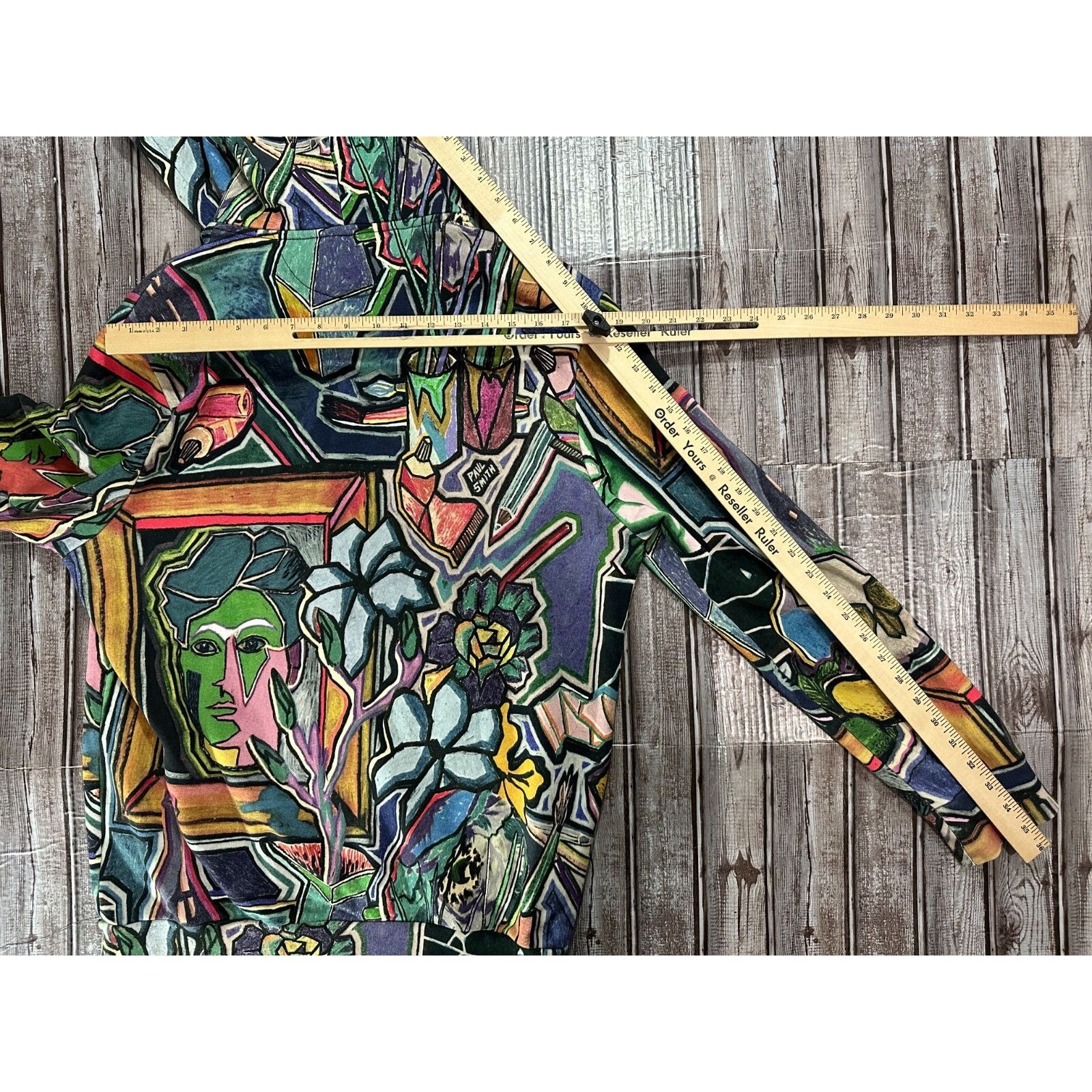 Paul Smith Paul Smith All Over Print Hoodie size Large multicolor made Size US L / EU 52-54 / 3 - 6 Thumbnail