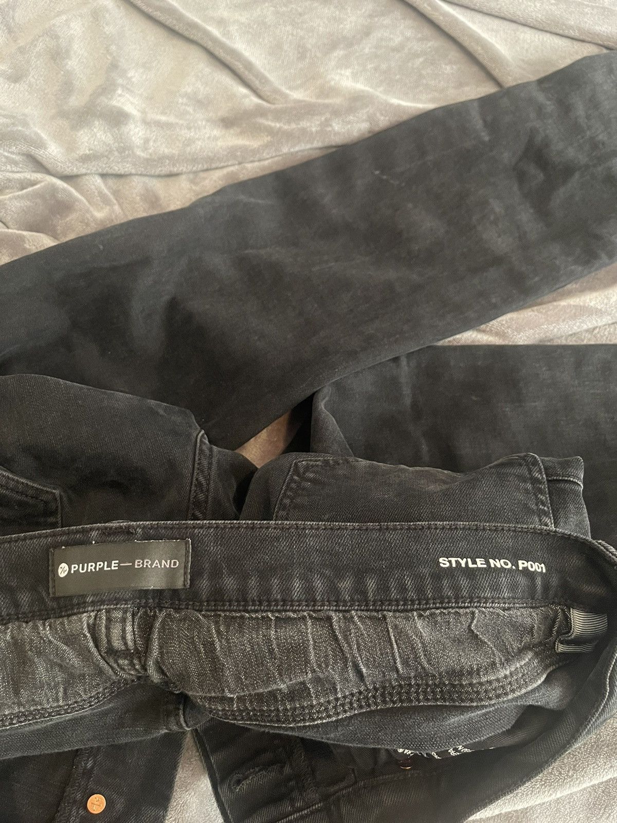 Purple Brand PURPLE BRAND LOW RISE SKINNY JEAN BLACK Size US 36 / EU 52 - 3 Thumbnail
