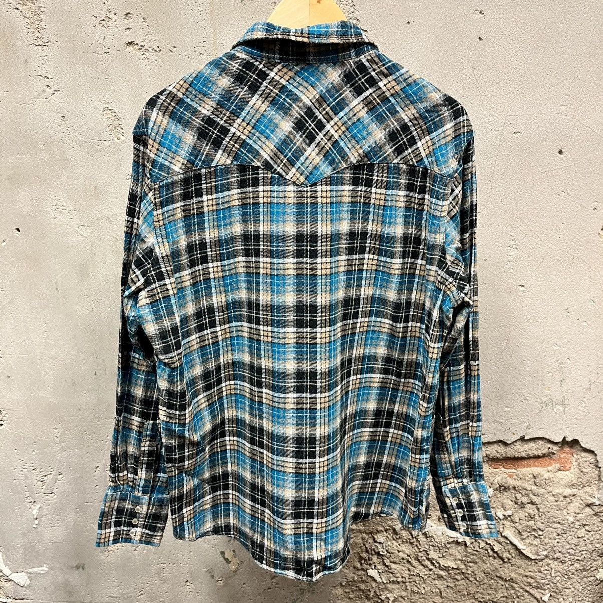 Wrangler Vintage Wrangler Rancher Plaid Pearl Snap Button Down Shirt Size US XL / EU 56 / 4 - 7 Thumbnail