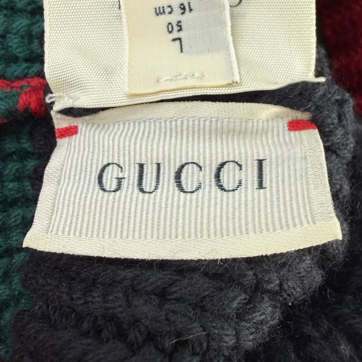 Gucci Gucci GG Web Stripe Beanie Hat Size ONE SIZE - 5 Thumbnail