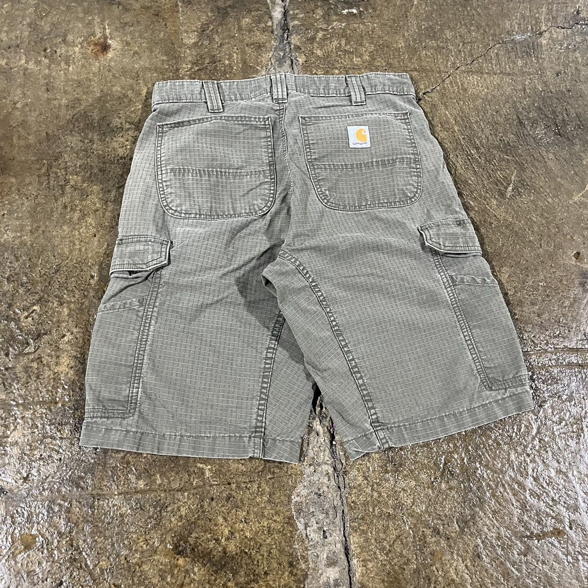 Carhartt × Vintage Crazy Y2K Carhartt Cargo Shorts Baggy Workwear Skater Size US 32 / EU 48 - 3 Thumbnail