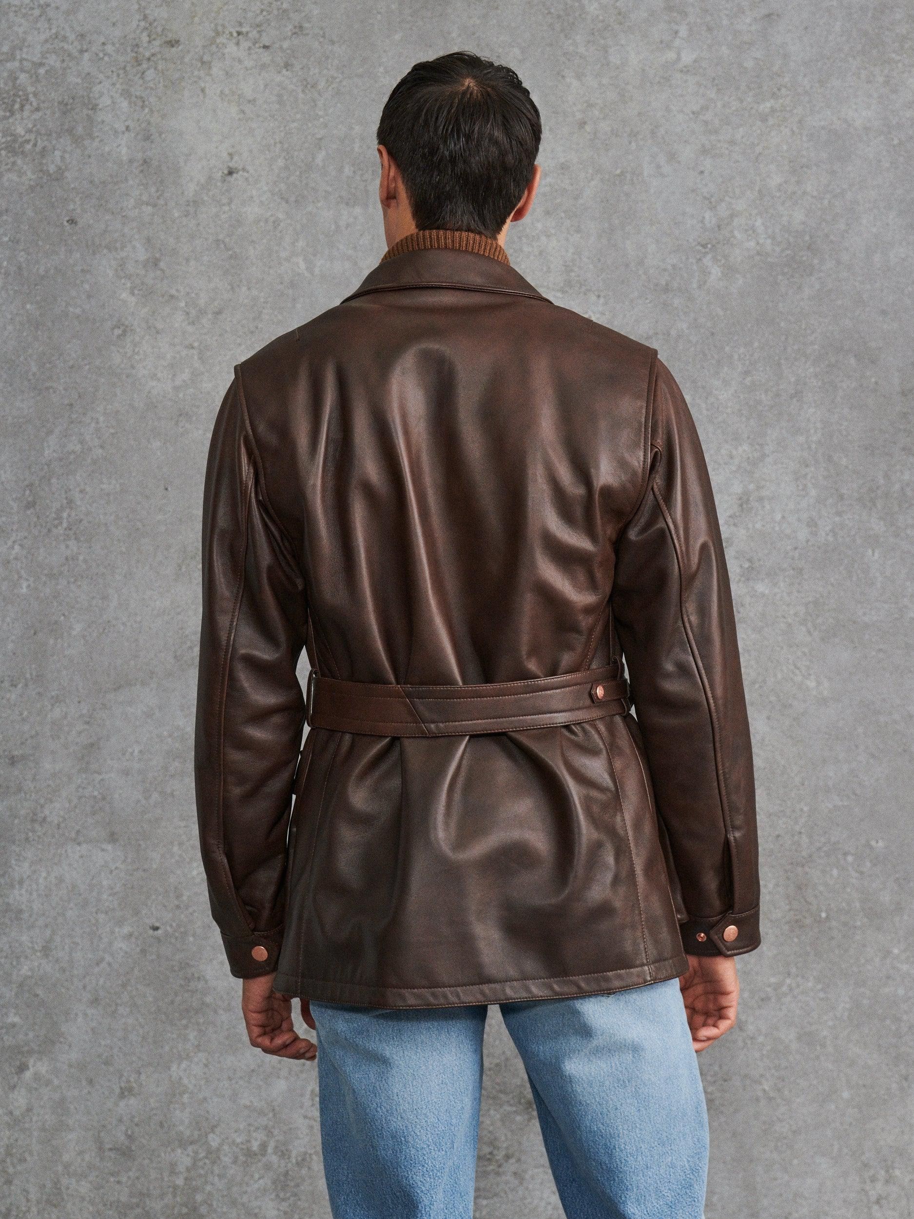 Private White V.C. $3000 Private White V.C. "The Leather Twin Track" Jacket Size US M / EU 48-50 / 2 - 3 Thumbnail