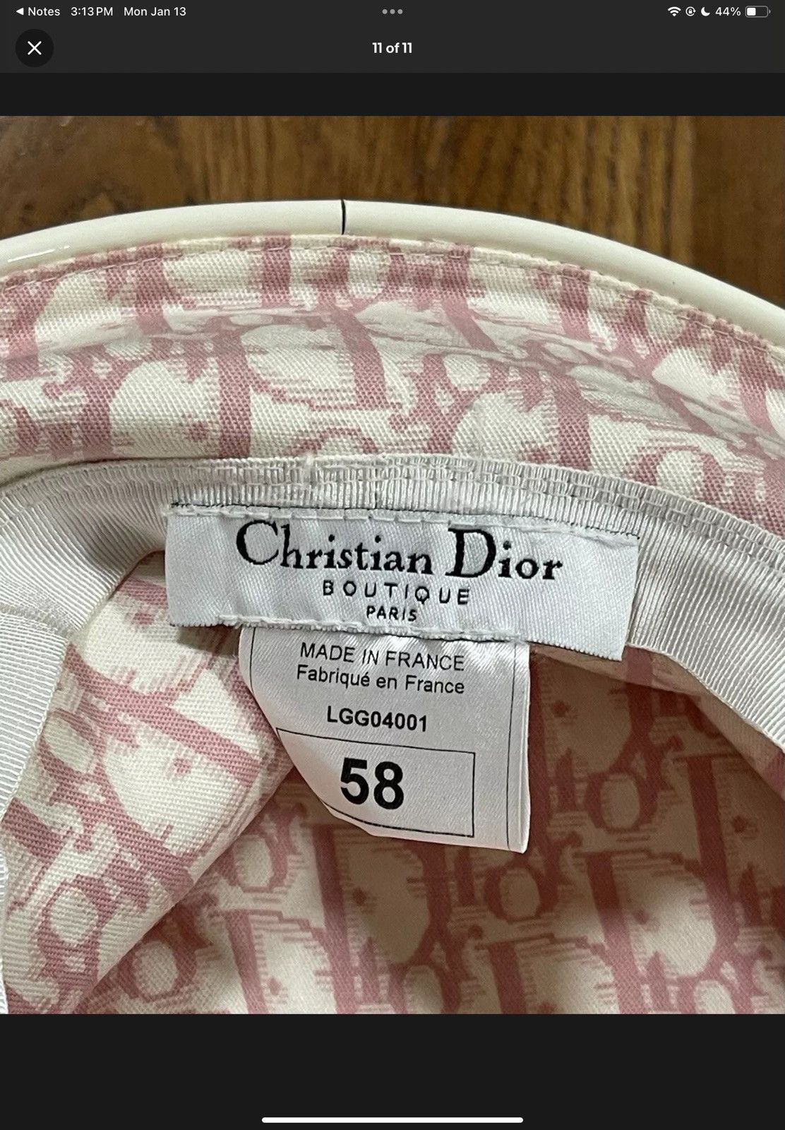 Dior Women’s Christian Dior Oblique Trotter Monogram Bucket Hat Size ONE SIZE - 10 Thumbnail