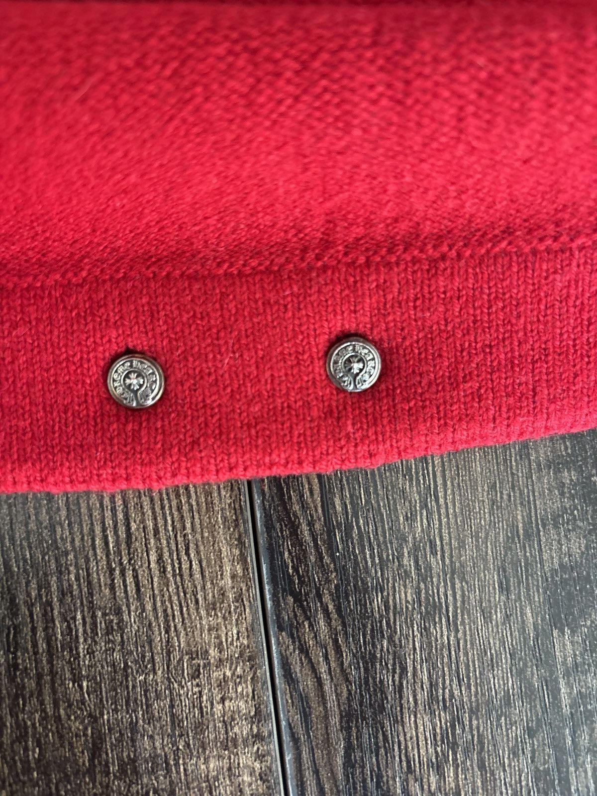 Chrome Hearts Chrome Hearts Cross Patch Hollywood Cashmere Cardigan Size US XL / EU 56 / 4 - 6 Thumbnail