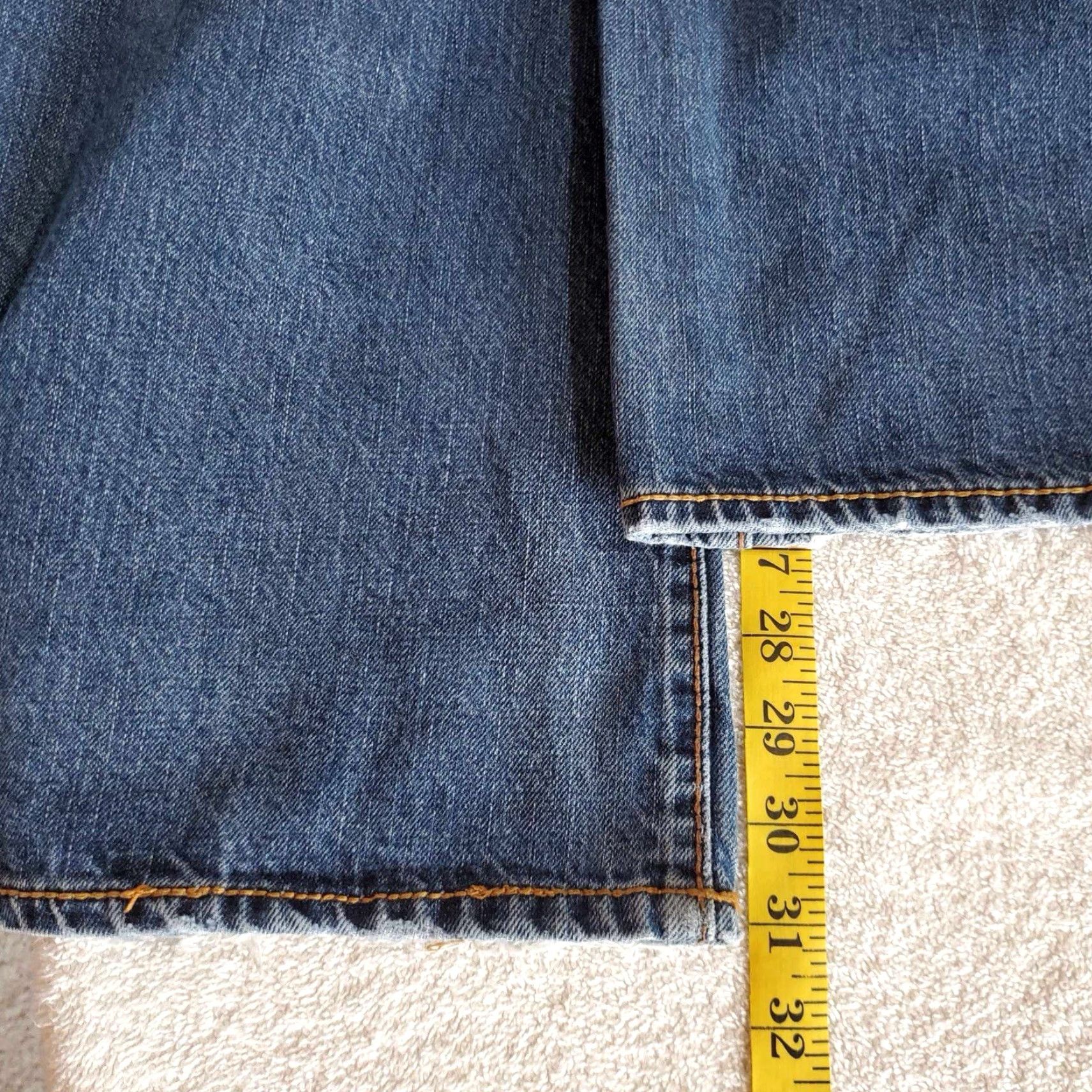 Vintage Y2K Aeropostale Benton Jeans Mens 38 X 31 Grunge Distressed Blue Bootcut Jeans Size US 38 / EU 54 - 5 Thumbnail