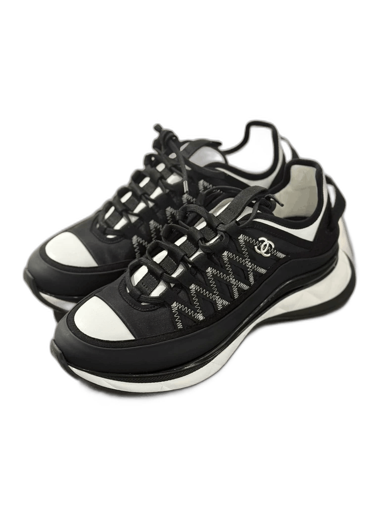 Chanel chanel 24b panda color sneakers Size US 15 / EU 48 - 1 Thumbnail