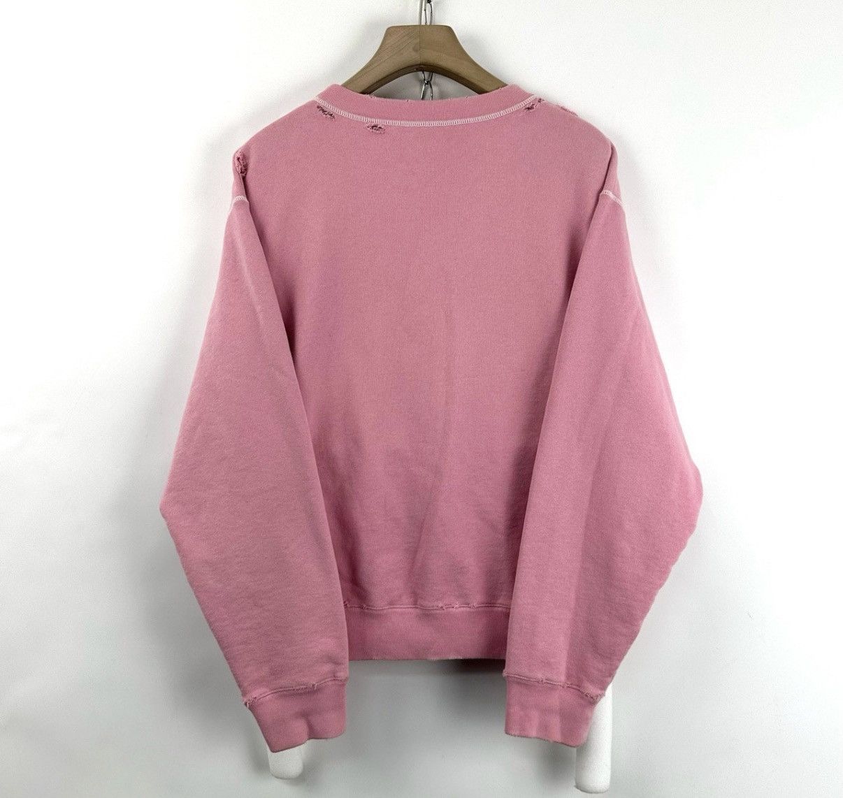 Gucci Gucci/Cat Vintage Distressed Pink Sweatshirt K12 Size XS / US 0-2 / IT 36-38 - 2 Thumbnail